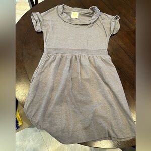 Anthropologie gray dress with pockets